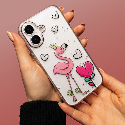 Maska za Apple iPhone 16 Pro, OEM, Ultra Trendy Love 2, Višebojna