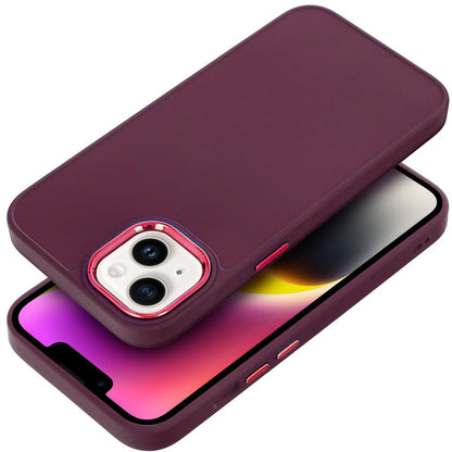 Maska za Apple iPhone 18 Pro / iPhone 17 Pro, OEM, Frame, bordo