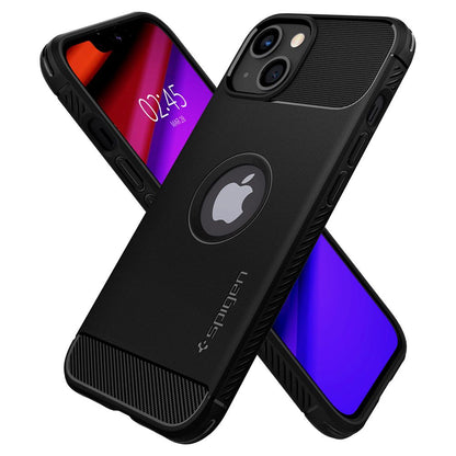 Maska za Apple iPhone 13, Spigen, Rugged Armor, Crna ACS03518