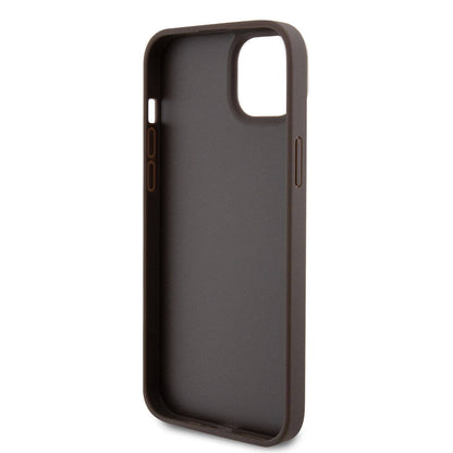 Futrola za Apple iPhone 15 Plus, Guess, Crossbody 4G Metal Logo, Smeđa, Ponovno zapakirana