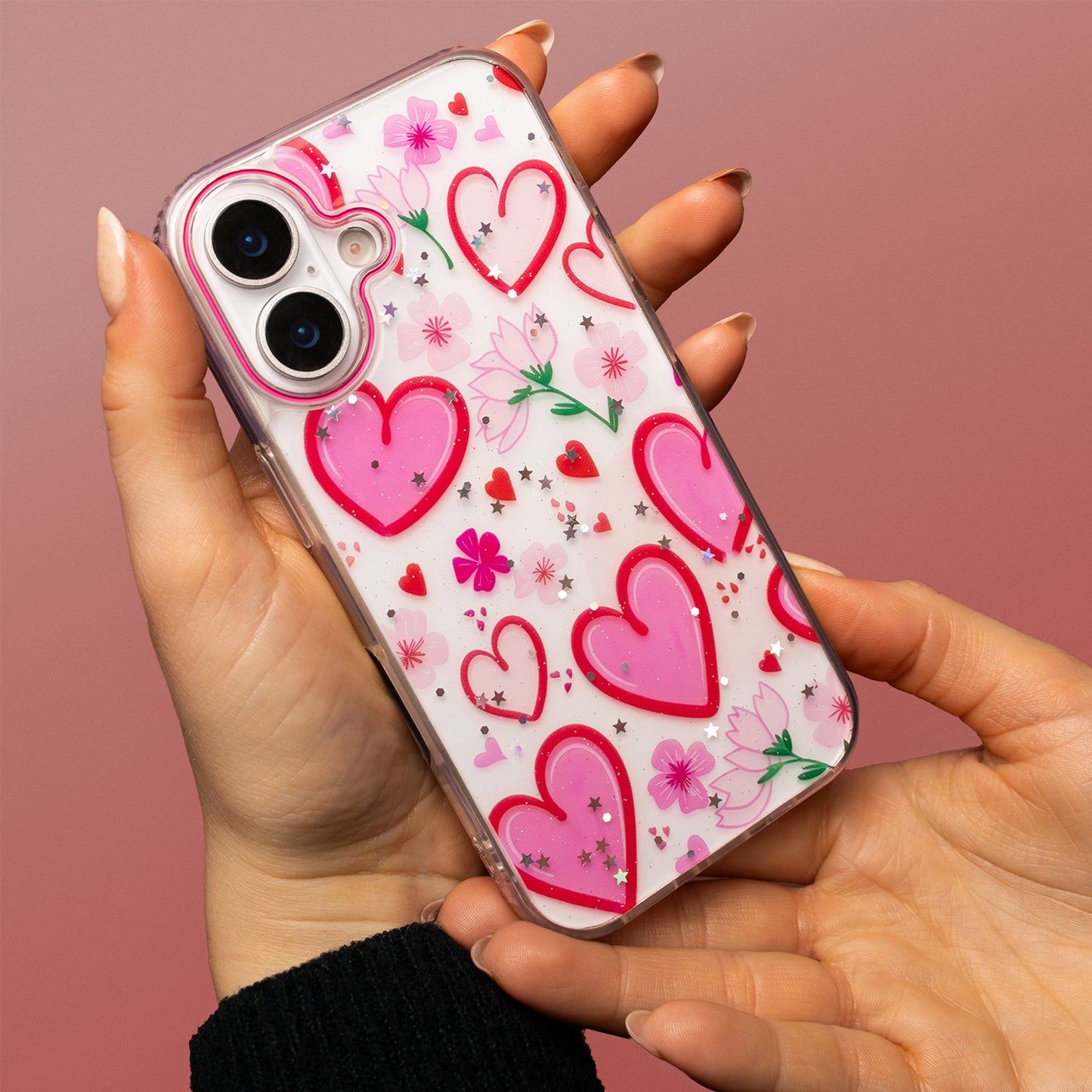 Maska za Apple iPhone 16 Pro Max, OEM, Ultra Trendy Love 1, Višebojna