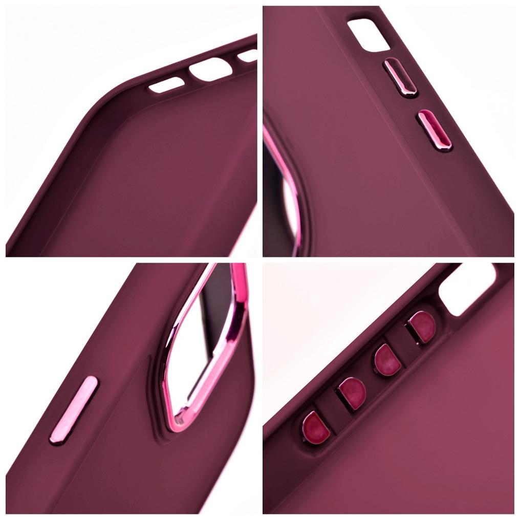 Maska za Apple iPhone 18 Pro / iPhone 17 Pro, OEM, Frame, bordo