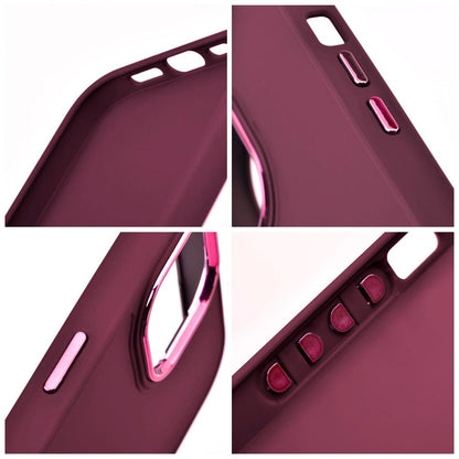 Maska za Apple iPhone 18 Pro / iPhone 17 Pro, OEM, Frame, bordo