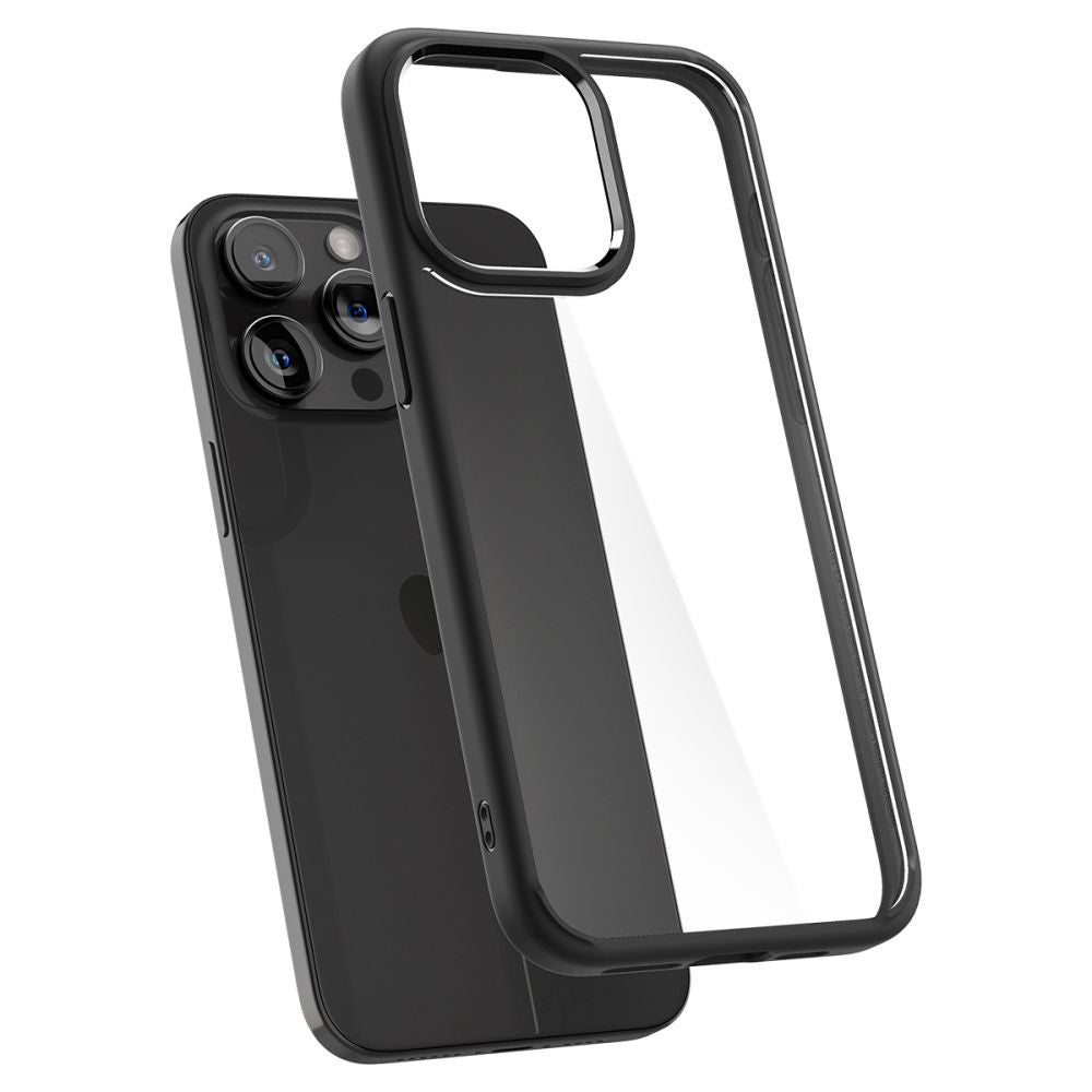 Maska za Apple iPhone 15 Pro, Spigen, Ultra Hybrid, Crna Mat ACS06713