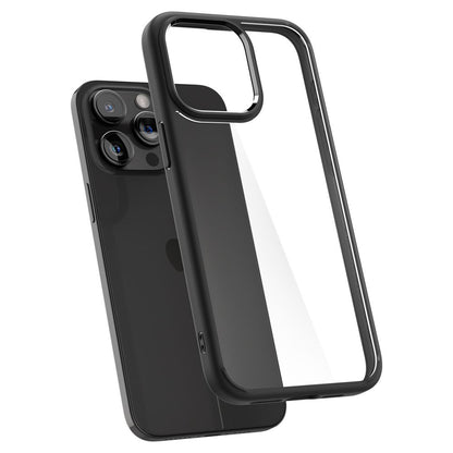 Maska za Apple iPhone 15 Pro, Spigen, Ultra Hybrid, Crna Mat ACS06713