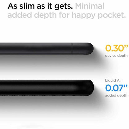 Futrola za Apple iPhone SE (2022) / SE (2020) / 8 / 7, Spigen, Liquid Air, Crna 042CS20511