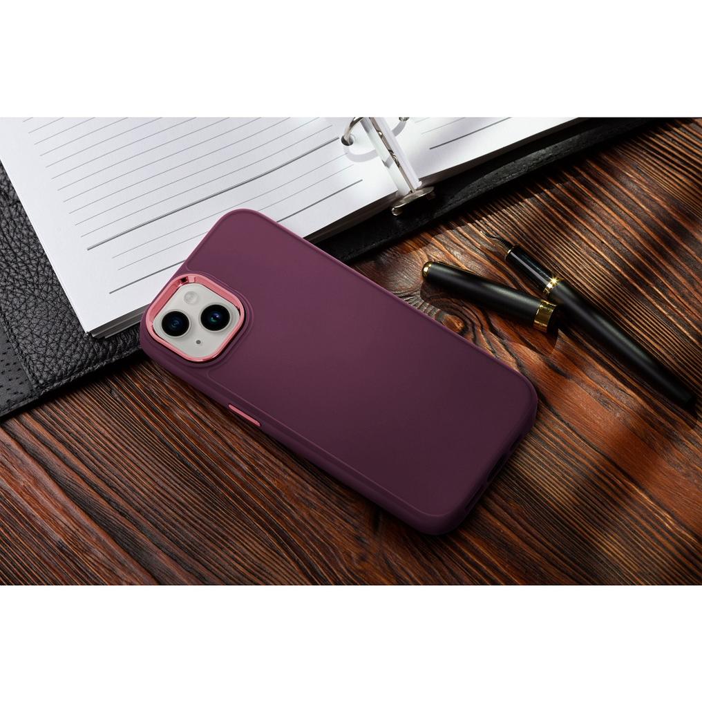 Maska za Apple iPhone 18 Pro / iPhone 17 Pro, OEM, Frame, bordo