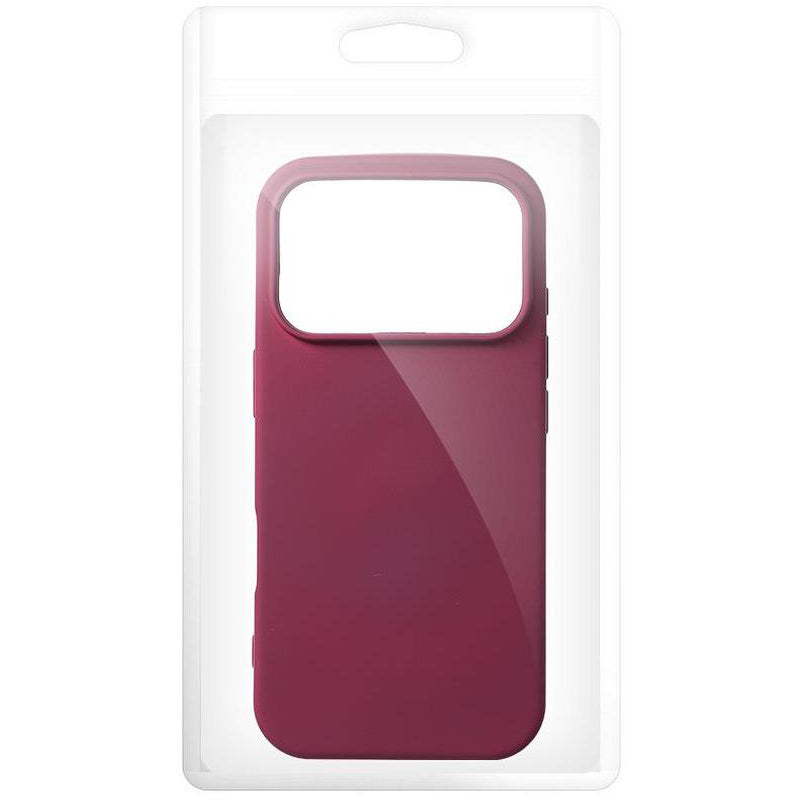 Maska za Apple iPhone 18 Pro / iPhone 17 Pro, OEM, silikonska, bordo crvena