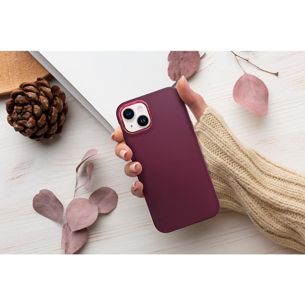 Maska za Apple iPhone 18 Pro / iPhone 17 Pro, OEM, Frame, bordo
