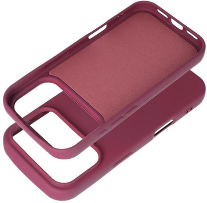 Maska za Apple iPhone 18 Pro Max / 17 Pro Max, OEM, silikon, bordo crvena