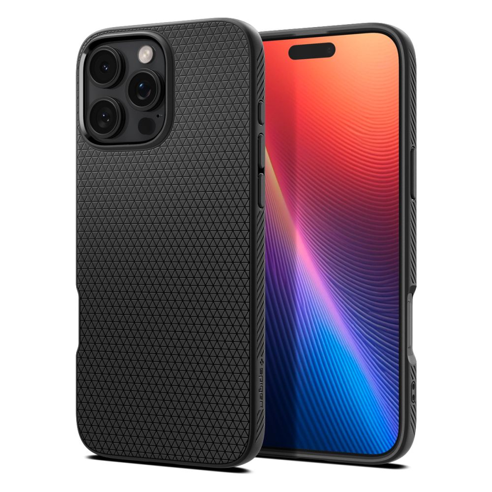 Futrola za Apple iPhone 16 Pro, Spigen, Liquid Air Matte, Crna ACS08117