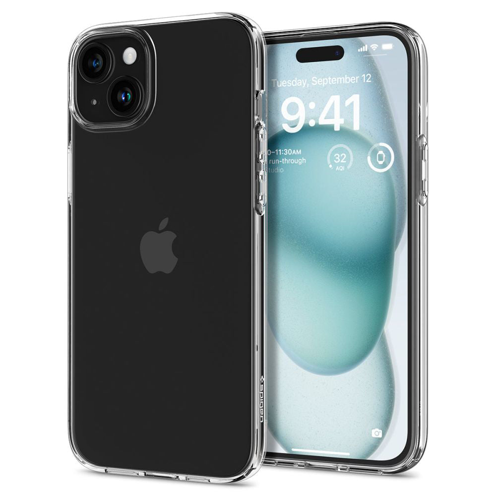 Futrola za Apple iPhone 15, Spigen, Liquid Crystal, Prozirna