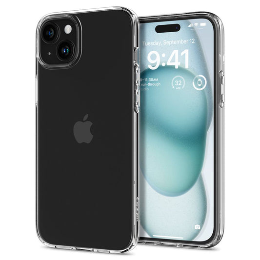 Futrola za Apple iPhone 15, Spigen, Liquid Crystal, Prozirna