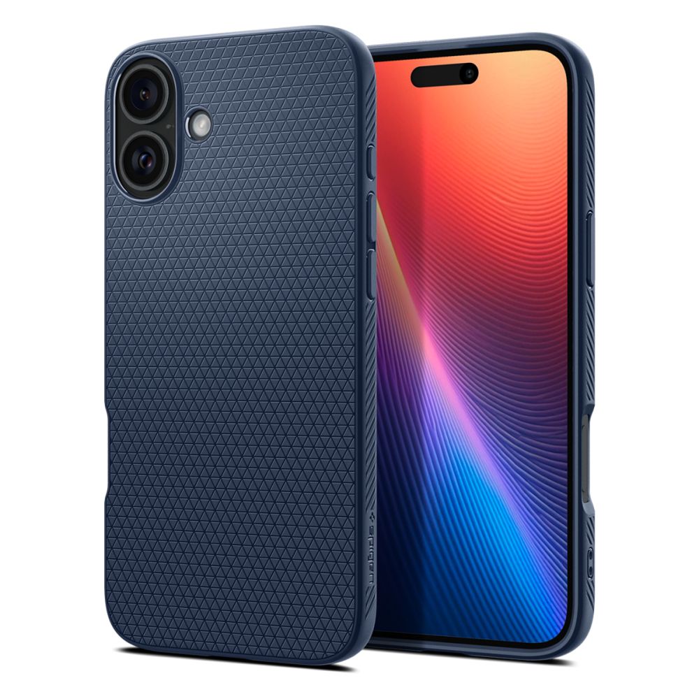 Futrola za Apple iPhone 16, Spigen, Liquid Air, Mornarsko plava ACS08195