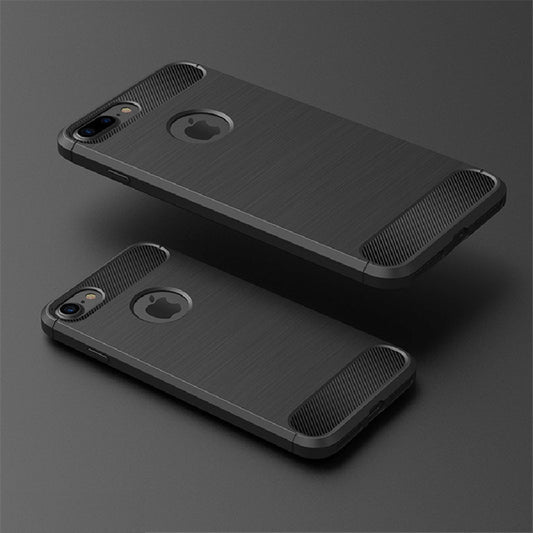 Maska za Apple iPhone 8 / 7, Techsuit, Karbon, Crna