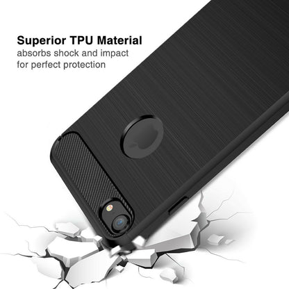 Maska za Apple iPhone 8 / 7, Techsuit, Karbon, Crna