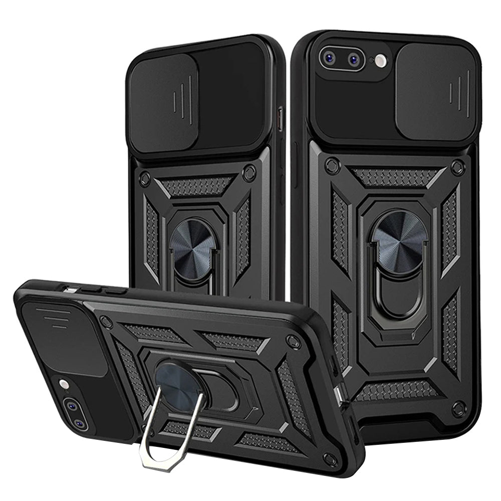 Maska za Apple iPhone 8 Plus / 7 Plus, Techsuit, CamShield, Crna
