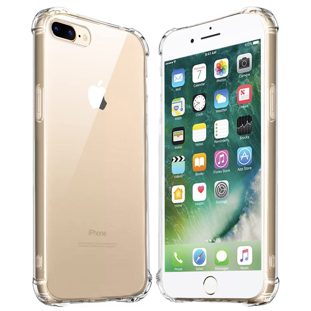 Maska za Apple iPhone 8 Plus / 7 Plus, Techsuit, Shockproof Clear, Prozirna