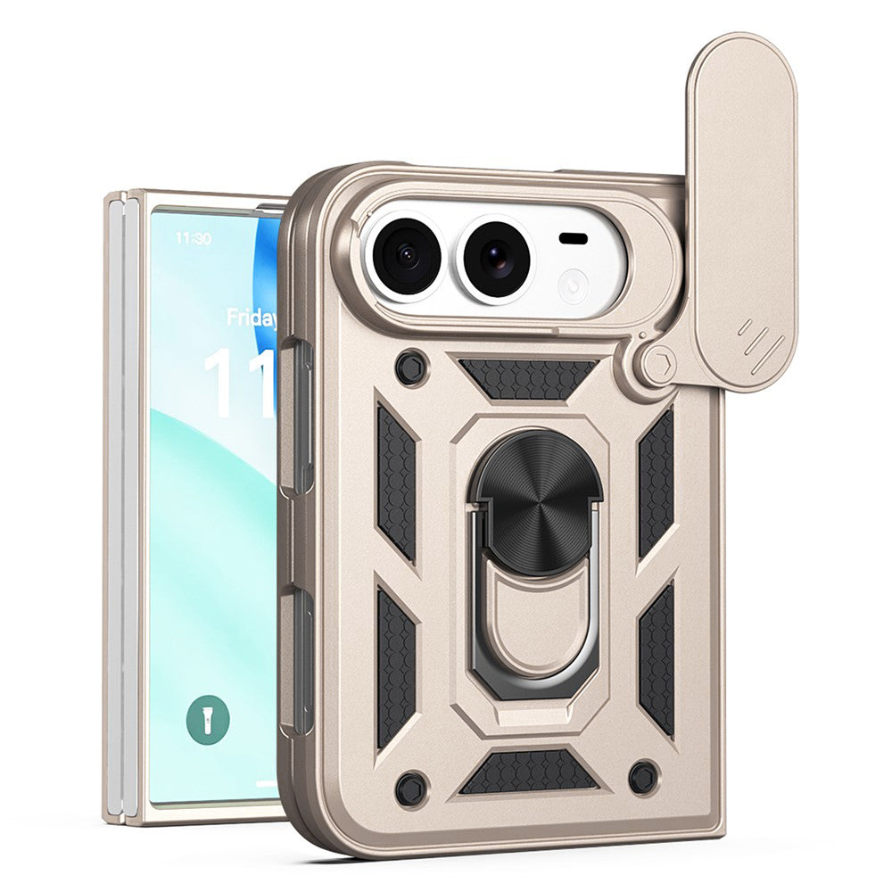 Maska za Apple iPhone Duo, Techsuit, CamShield, zlatna