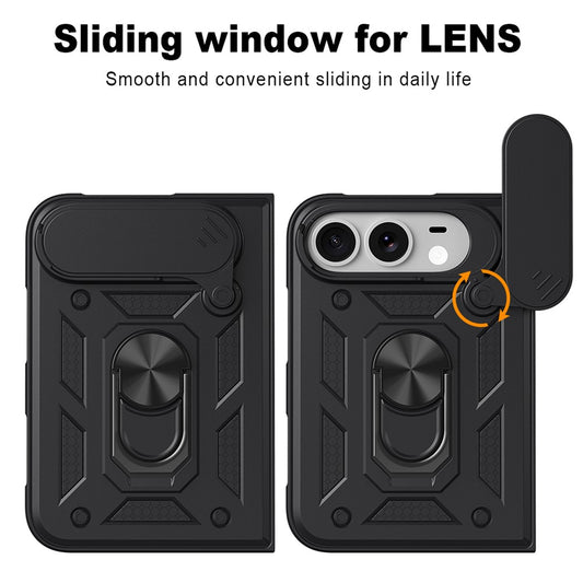 Maska za Apple iPhone Duo, Techsuit, CamShield, Crna