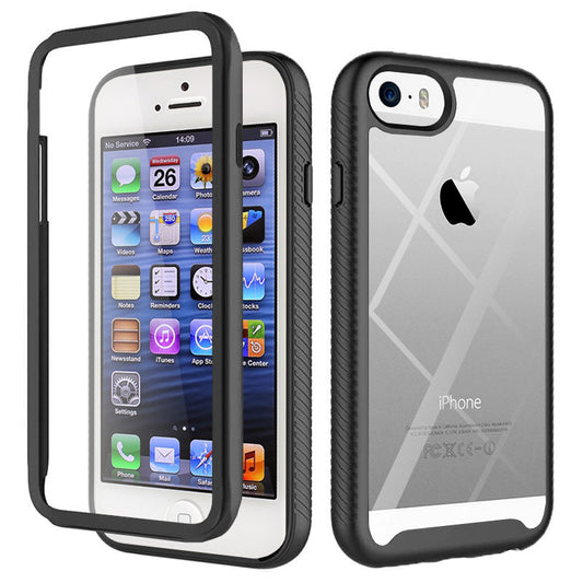 Maska za Apple iPhone SE (2016) / 5 / 5s, Techsuit, Defense360 Pro, Crna