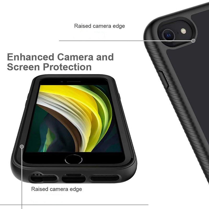 Maska za Apple iPhone SE (2016) / 5 / 5s, Techsuit, Defense360 Pro, Crna