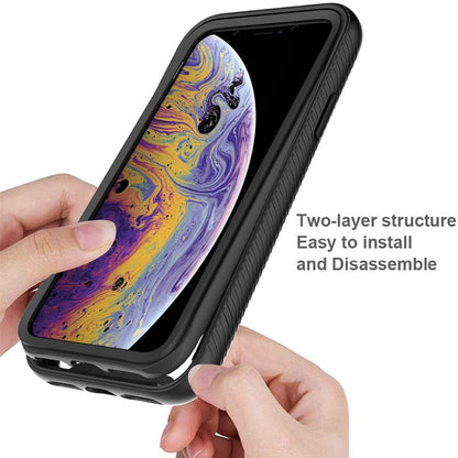 Maska za Apple iPhone SE (2016) / 5 / 5s, Techsuit, Defense360 Pro, Crna