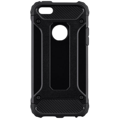 Maska za Apple iPhone SE (2016) / 5 / 5s, Techsuit, Hybrid Armor, Crna