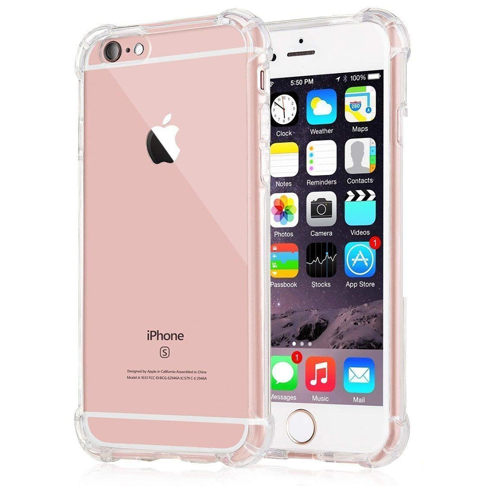 Maska za Apple iPhone SE (2016) / 5 / 5s, Techsuit, Shockproof Clear, Prozirna