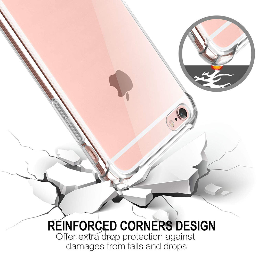 Maska za Apple iPhone SE (2016) / 5 / 5s, Techsuit, Shockproof Clear, Prozirna