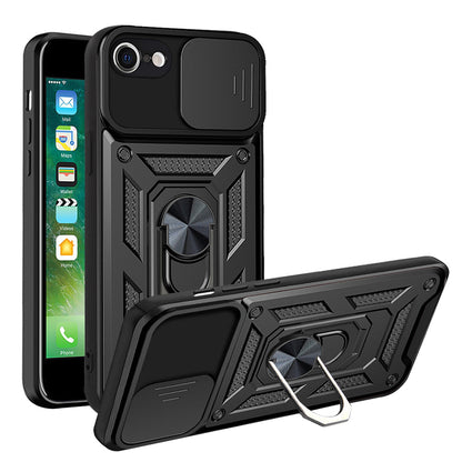 Maska za Apple iPhone SE (2022) / SE (2020) / 8 / 7, Techsuit, CamShield, Crna