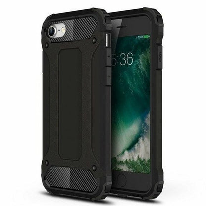 Maska za Apple iPhone SE (2022) / SE (2020) / 8 / 7, Techsuit, Hybrid Armor, Crna