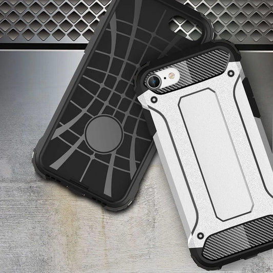 Maska za Apple iPhone SE (2022) / SE (2020) / 8 / 7, Techsuit, Hybrid Armor, Crna