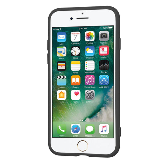Maska za Apple iPhone SE (2022) / SE (2020) / 8 / 7, Techsuit, SoftFlex, Crna