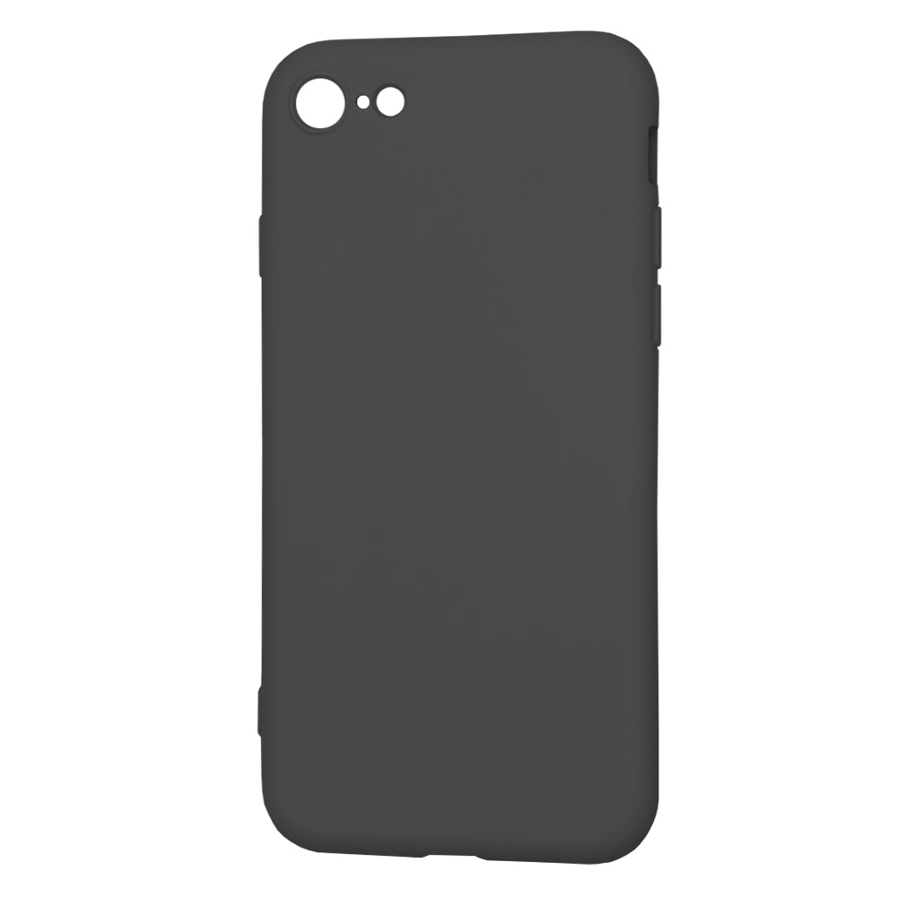 Maska za Apple iPhone SE (2022) / SE (2020) / 8 / 7, Techsuit, SoftFlex, Crna