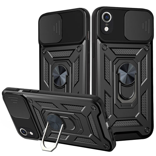 Maska za Apple iPhone XR, Techsuit, CamShield, Crna