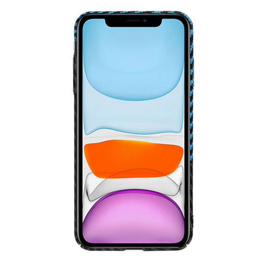 Maska za Apple iPhone XR, Techsuit, Carbonite FiberShell, Crno Plava
