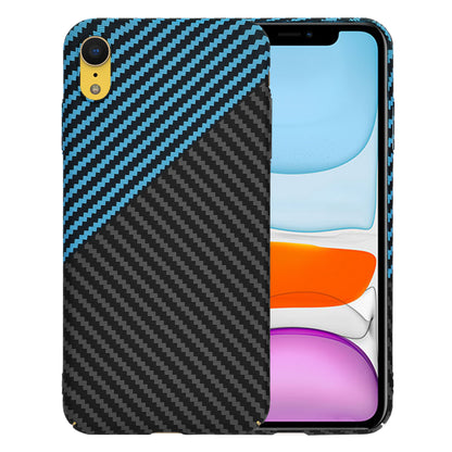 Maska za Apple iPhone XR, Techsuit, Carbonite FiberShell, Crno Plava