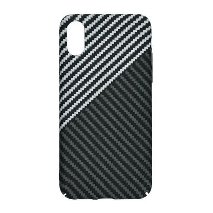 Maska za Apple iPhone XR, Techsuit, Carbonite FiberShell, Crno Siva