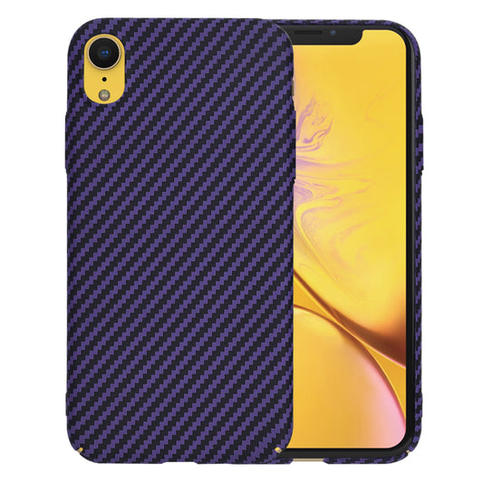 Maska za Apple iPhone XR, Techsuit, Carbonite FiberShell, Ljubičasta