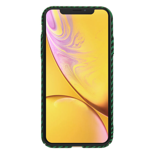 Maska za Apple iPhone XR, Techsuit, Carbonite FiberShell, Zelena