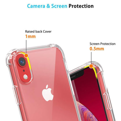 Maska za Apple iPhone XR, Techsuit, Shockproof Clear, Prozirna
