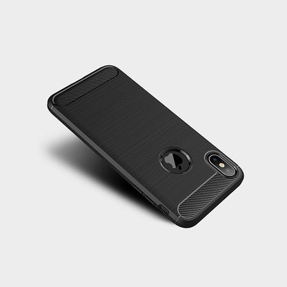 Maska za Apple iPhone XS Max, Techsuit, Karbon, Crna