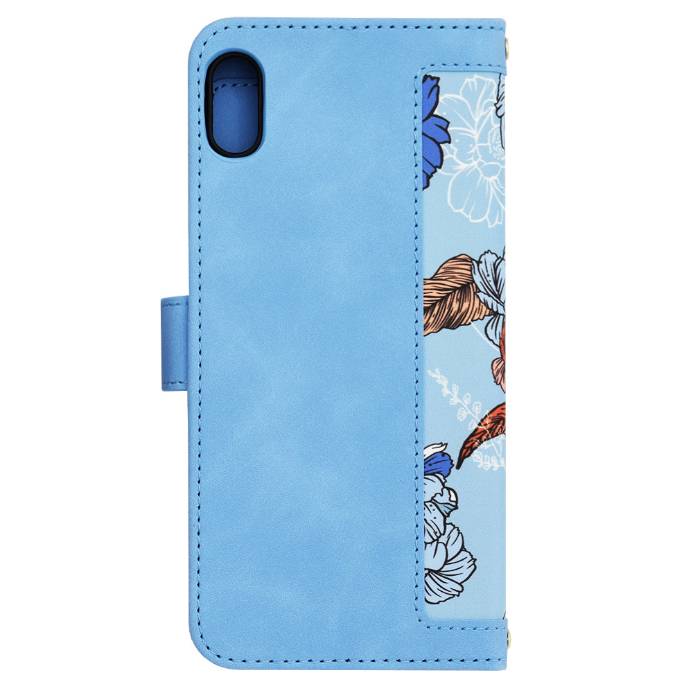 Maska za Apple iPhone XS Max, Techsuit, FlipCraft, Plava