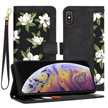 Maska za Apple iPhone XS Max, Techsuit, FlipCraft, Crna