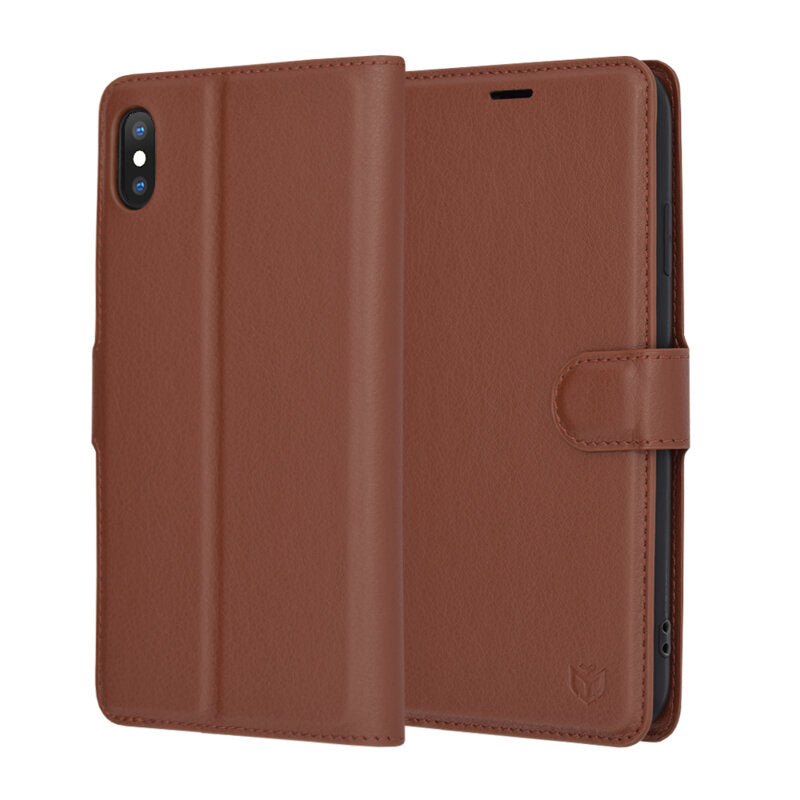 Futrola za Apple iPhone XS Max, Techsuit, Leather Folio, Smeđa