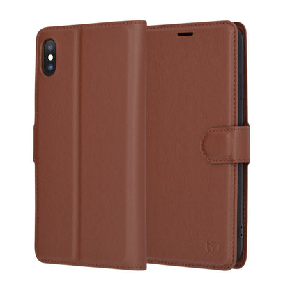 Futrola za Apple iPhone XS Max, Techsuit, Leather Folio, Smeđa