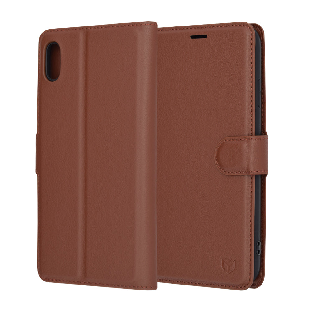 Futrola za Apple iPhone XS Max, Techsuit, Leather Folio, Smeđa