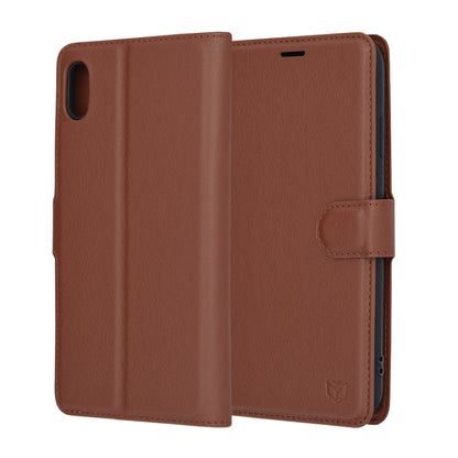 Futrola za Apple iPhone XS Max, Techsuit, Leather Folio, Smeđa