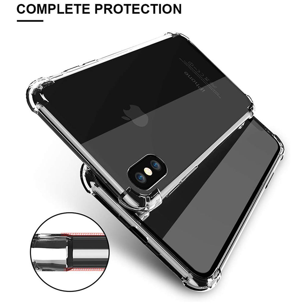 Maska za Apple iPhone XS Max, Techsuit, Shockproof Clear, Prozirna